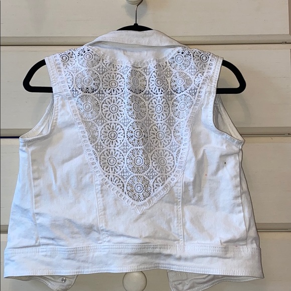 White Jean jacket - Picture 2 of 2